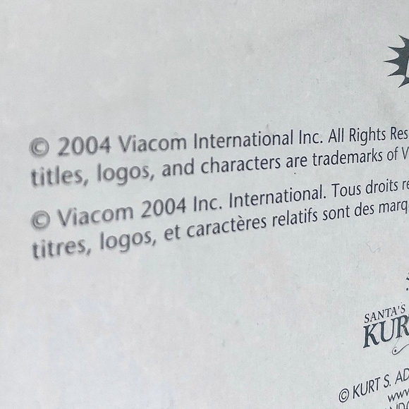 Sponge Bob, Vintage 2004, Set of 3, Glass Christmas Ornament In, Collectable Tin - Picture 9 of 11